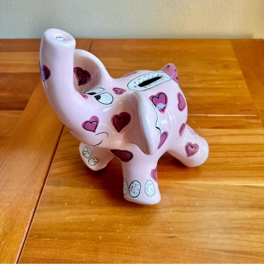 Piggy Bank Ceramic Animal Bank Elephant Bank Elephant Piggy Bank, Ganz Coin Bank
